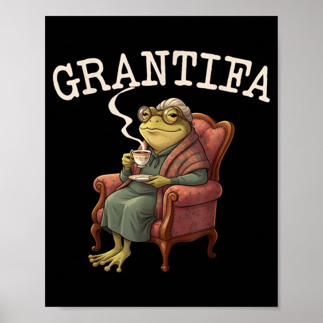Poster Grand Tifa Frog Funny Graphic Men Women  (Frente)