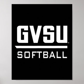Poster Grand Valley State University Gvsu Softll Apparel 
