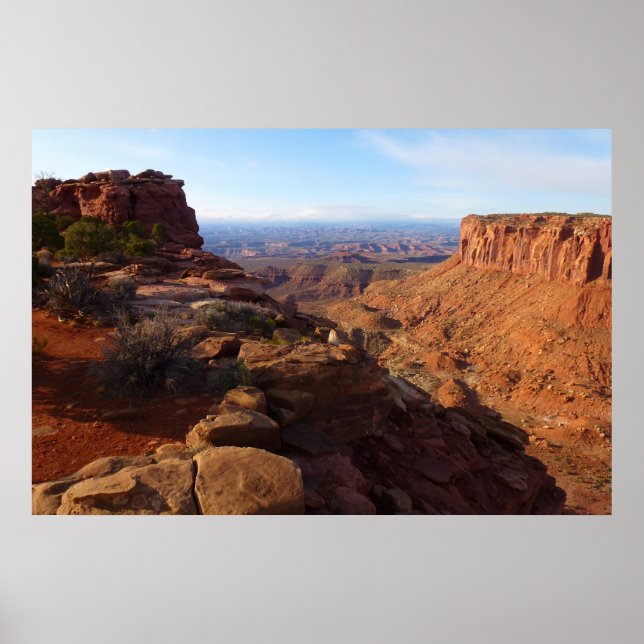 Poster Grand View Point no Parque Nacional de Canyonlands (Frente)