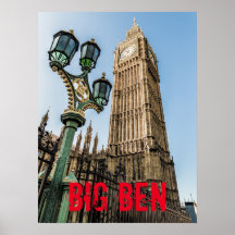 Grande Ben em Westminster London presente