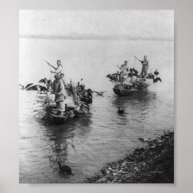 Poster Grande Canal em Soo-chow na China (Frente)