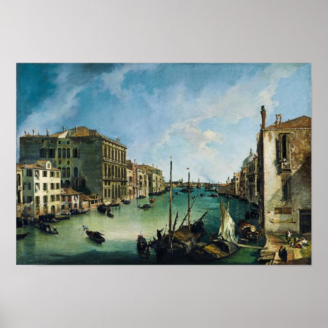 Poster Grande Canal por Canaletto (Frente)