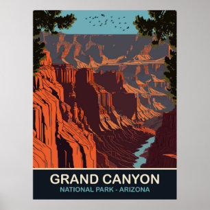 Poster Grande Canyon, Parque Nacional, Arizona, Viagem