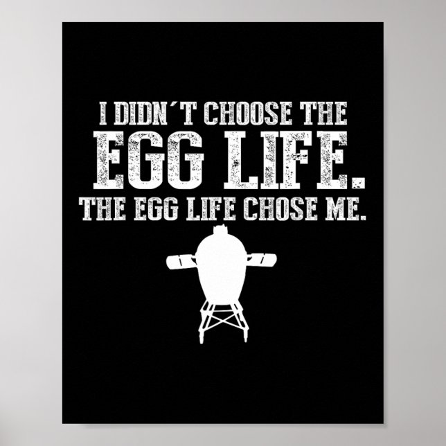 Poster Grande Churrasco Verde Engraçado Pit Ovoker Pitmas (Frente)