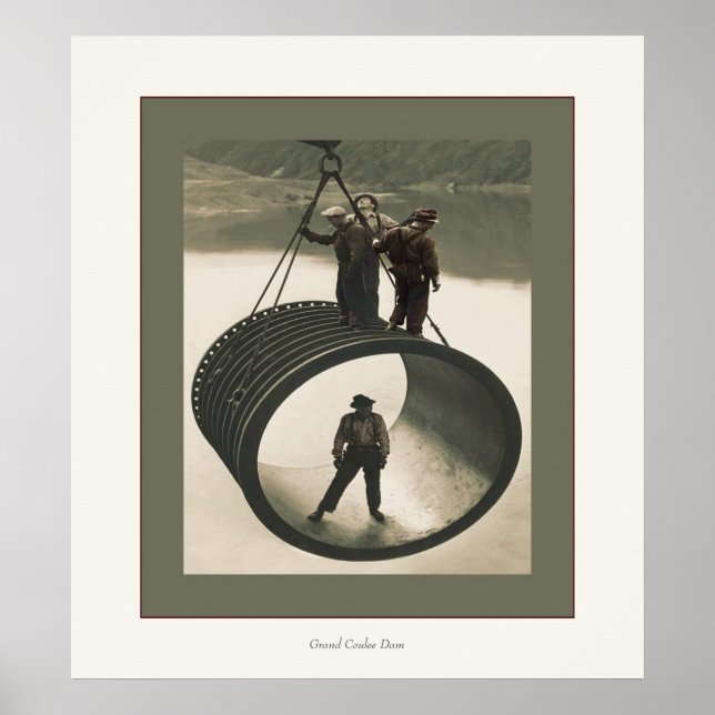 Poster Grande Coulee Dam (Frente)