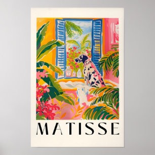 Poster Grande Dane Na Banheira, Engraçada Arte De Muro De