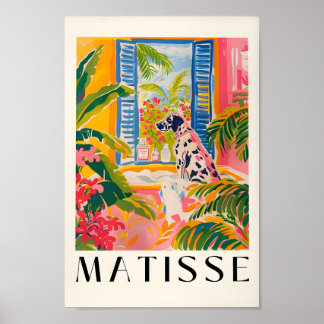 Poster Grande Dane Na Banheira, Engraçada Arte De Muro De