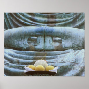 Pôster Grande Detalhe do Buda, Templo Kotokuji, Kamakura,