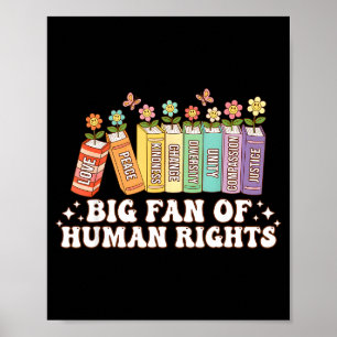 Poster Grande Fã Direitos Humanos Igualdade Arte