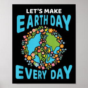 Poster Grande Globo Terrestre Dia da Terra Ambiental Pr