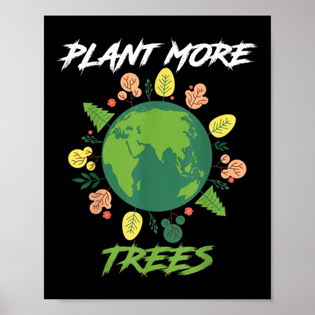 Poster Grande Globo Terrestre Dia da Terra Proteção Ambie (Frente)
