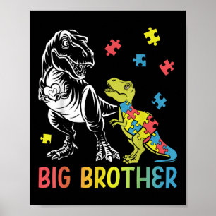 Poster Grande Irmão Surus T Rex Autismo Atenção Autista