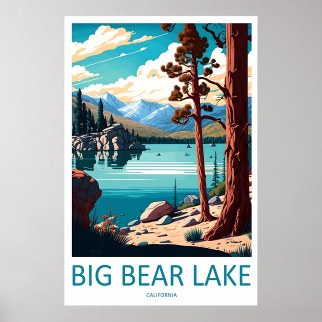 Poster Grande Lago do Urso 4 (Frente)