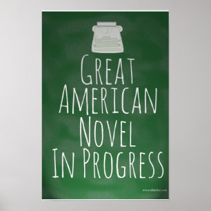 Poster Grande lema épico do romancista americano