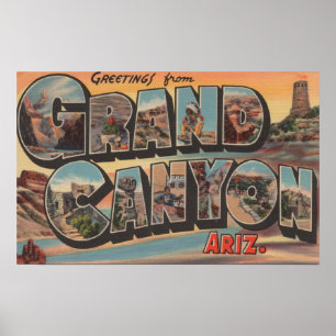 Poster Grande letra ScenesArizona do Arizona