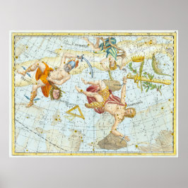 Poster Grande Mapa das Estrelas (1801)