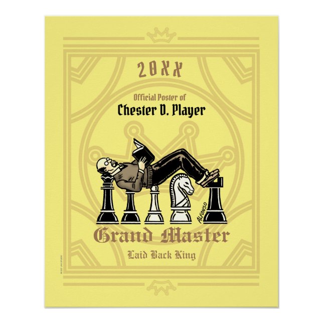 Pôster Grande Mestre Glossy Poster (Frente)