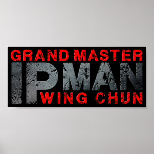 Poster Grande Mestre "Ip Man" Wing Chun
