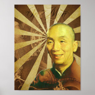 Pôster Grande Mestre "Ip Man" Wing Chun - Kung Fu