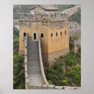 Pôster Grande Muralha da China em Jinshanling, China, Ási