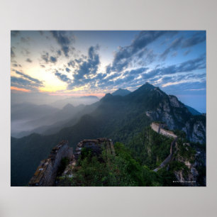 Pôster Grande Muralha de China, seção não restaurada d