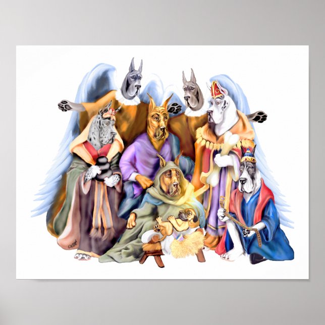 Pôster Grande Natal Dane (Frente)