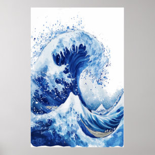 Poster Grande Onda de Kanagawa Arte de Parede