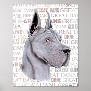Poster Grande Painel Mostra Cores Azul