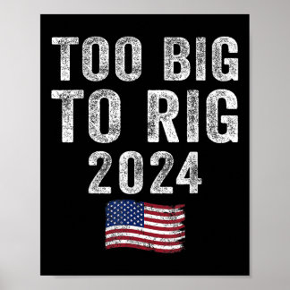 Poster Grande Para Rig Trump 2024 Dito Divertido Homens M