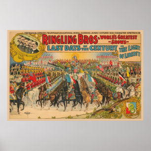 Poster Grande Parada Com Homens Em Uniformes Em Horário