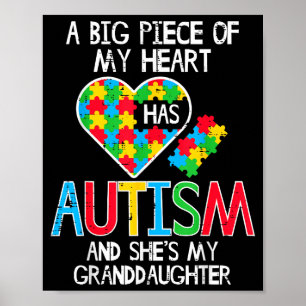 Poster Grande Parte Do Meu Coração Tem Neto Com Autismo A