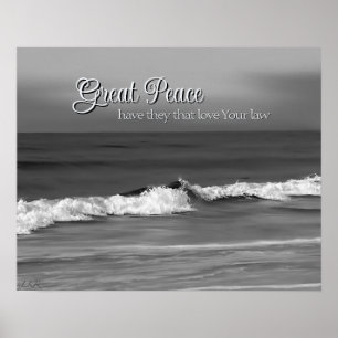 Poster Grande Paz Que Ama Sua Lei Oceanside