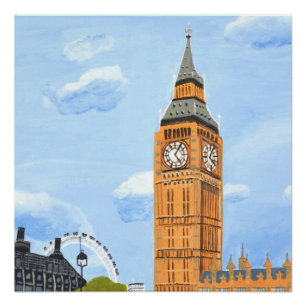 Pôster Grande Poster Reluzente Ben Londres