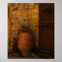 Grande pote de cerâmica grega de Cretan - píthos