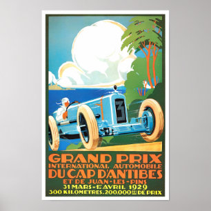 Poster Grande Prêmio Antibes 1929