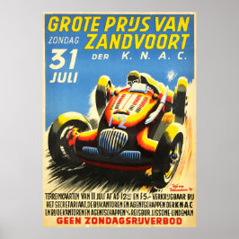Poster Grande Prêmio dos Países Baixos: Zandvoort - Fórmu