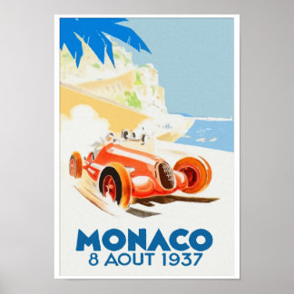 Poster Grande Prêmio Mônaco 1937