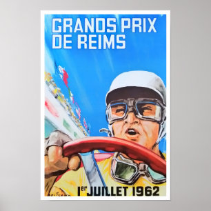 Poster Grande Prêmio Reims de 1962
