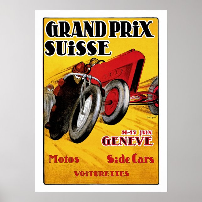 Poster Grande Prêmio Suisse (Frente)