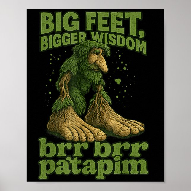 Poster Grande Troll De Sabedoria Brr Brr P (Frente)