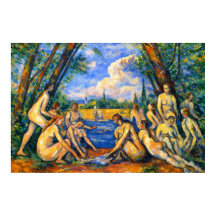 Grandes Banhistas por Paul Cézanne
