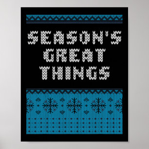 Poster Grandes Coisas de Natal Inspirador Xmas