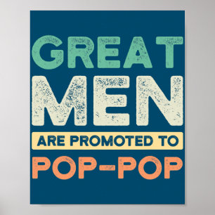 Poster Grandes homens são promovidos a pop pop