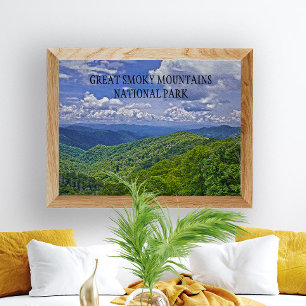 Poster Grandes Montanhas Fumosas Foto Newfound Gap