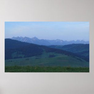 Poster Grandeus sunrise, vista Tatras