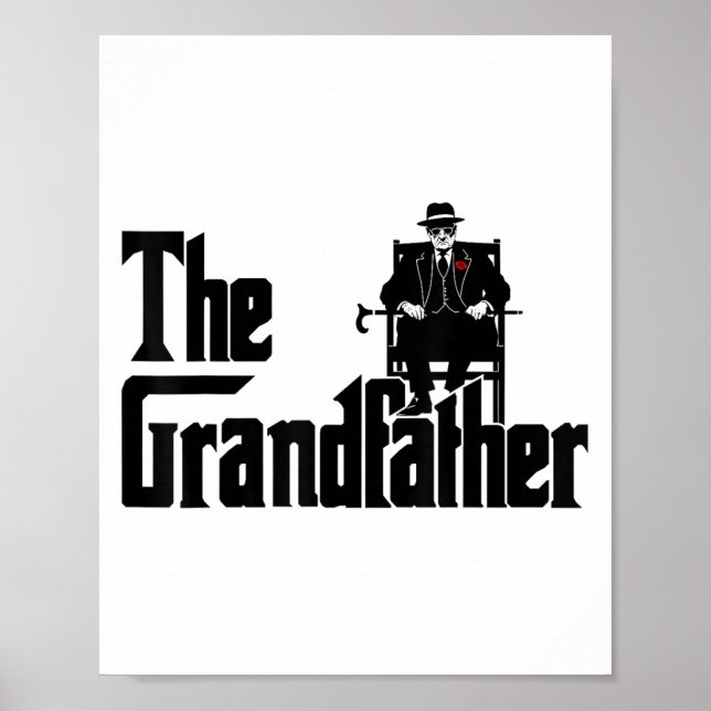 Poster Grandfather Funny Quote Design For Grandpas  (Frente)