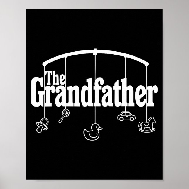 Poster Grandfather Funny Quote Design For Grandpas  (Frente)