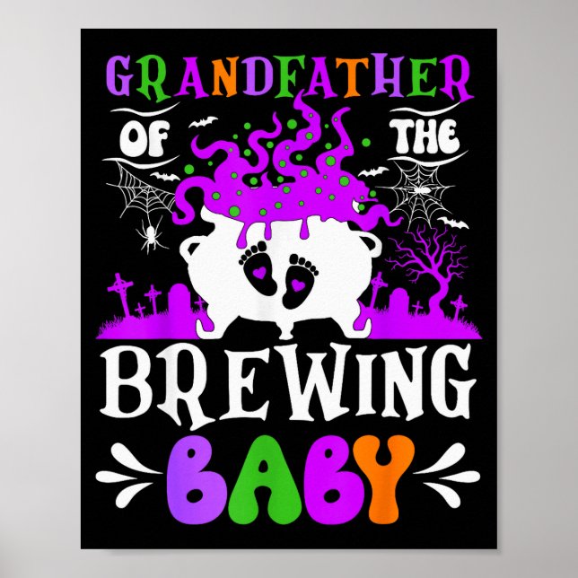Poster Grandfather Of The Brewing Baby Grandpa To Be Hall (Frente)