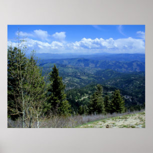 Poster Grandiosidade da montanha de Idaho