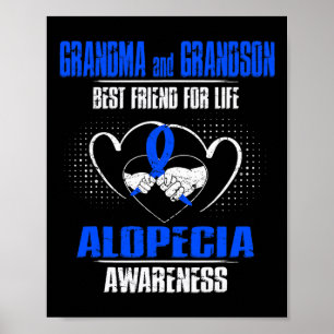 POSTER GRANDMA E GRANDÃO MELHOR AMIGO DA VIDA ALOPECIA